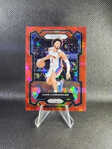 2023-24 Panini Prizm Cade Cunningham Red Ice Prizm #11 - Detroit Pistons - Bild 1 von 2