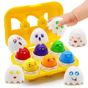 Easter Eggs Toy Toddler Learning Toys for 1 2 3 Year Old Girl Boy Birthday Gi... - Picture 1 of 7
