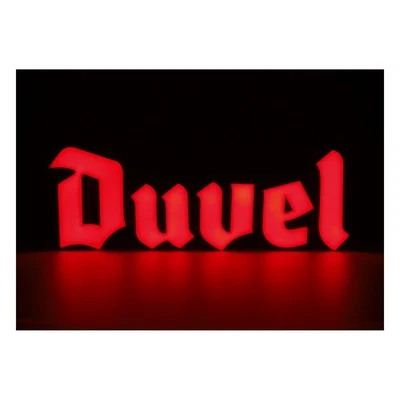 Duvel Bier LED Leuchtreklame Leuchtwerbung inkl. Netzteil "Duvel"     - Bild 1 von 4