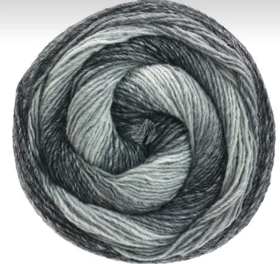 (kg/97,50€) Gomitolo VERSIONE Lana Grossa 200g F413 grau Farbverlauf PORTOFREI - Bild 1 von 2