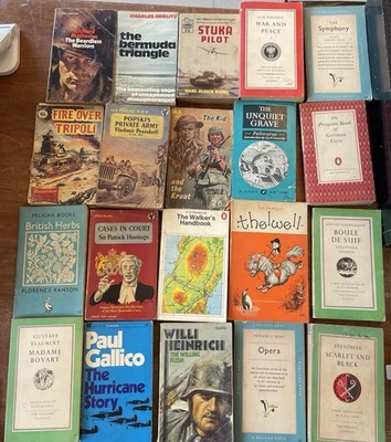 1940/60s Vintage Corgi Penguin Pelican Books Paperback Combat/ Opera Job Lot X20 - Image 1 of 4