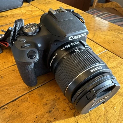 Canon T7  DS126741 EOS Rebel Digital Camera 24.1MP 3” LCD 18-55mm & 75-300mm - Image 1 of 4