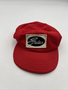 VTG Swingster Gates Rd 80s Gas Tire Oil Corduroy Trucker Snapback Hat Cap USA - Picture 1 of 6
