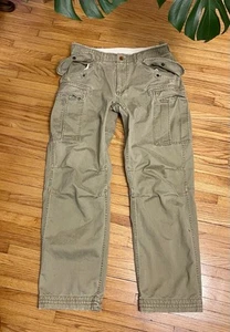 Vintage Men’s 34x34 Polo Ralph Lauren Utility Paratrooper Cargo Military Pants - Picture 1 of 11