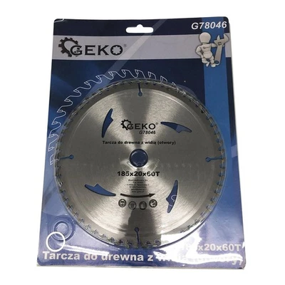 HM Holzkreissägeblatt Kreissägeblatt Sägeblatt für Holz 185mm x20mm 60Zähne 60Z - Bild 1 von 4