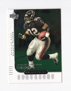 2000 Upper Deck Ovation Spotlight #OS4 Jamal Anderson Atlanta Falcons Utah Utes - Bild 1 von 2