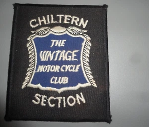 The Vintage Motorcycle Club - Chiltern Section Vintage Cloth Patch - Picture 1 of 2