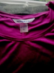 NWT - NYGARD Berry Batwing Sleeve Elbow Length Shirt - PL - Picture 1 of 4