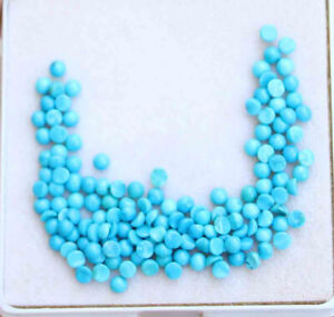9.50 Ct ARIZONA Beautiful Round Cabochon Lab Created Shape Turquoise Loose Gems