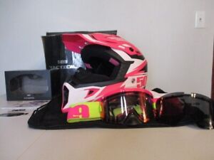 509 Helmet/Goggle Bundle - Kingpin & Tactical 2.0 w/Fidlock in Pink Adult  XL