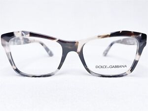 NEW Dolce & Gabbana DG3273 3120 Womens Pearl Grey Havana Eyeglasses Frames 51/17