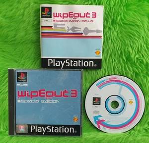 ps1 WIPEOUT 3 Special Edition Boxed With Manual PAL UK Version - Picture 1 of 10
