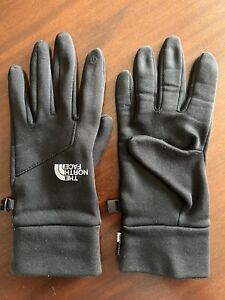 The North Face Unisex UR Powered Touchscreen Etip Black Gloves Sz Medium