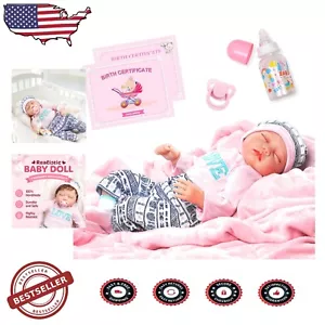 Soft Touch 22-Inch Reborn Baby Doll With Magnetic Pacifier and Birth Certificate - Picture 1 of 10