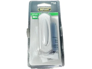 DEFIANT DOORBELL PUSH BUTTON WIRELESS BATTERY OPERATED WHITE 1008504855 FREESHIP - Picture 1 of 2
