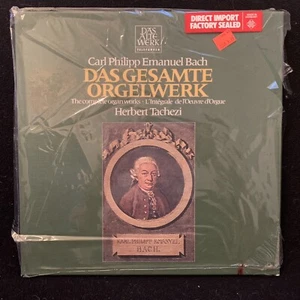 C. P. E. BACH Complete Organ Works - HERBERT TACHEZI - TELEFUNKEN ST 2LP NEW - Picture 1 of 2