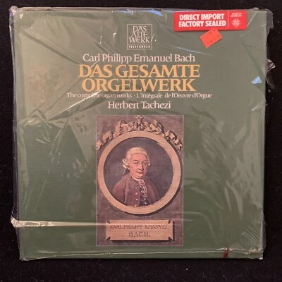 C. P. E. BACH Complete Organ Works - HERBERT TACHEZI - TELEFUNKEN ST 2LP NEW - Image 1 of 2