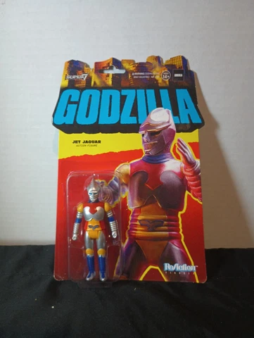 Jet Jaguar 3.75" GODZILLA ReAction Super 7 MOC NEW #2 Cover