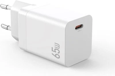 65W USB 3.1 Typ C Ladegerät Adapter für Cubot KingKong ES Strom Stecker WEIß - Bild 1 von 4