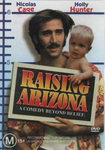 RAISING ARIZONA -Nicholas Cage - DVD -R 4 -N&S - ¡Nunca jugado! - Lanzamiento original Oz - Imagen 1 de 2
