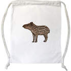 'Baby Tapir' Drawstring Gym Bag / Sack (DB00022855)