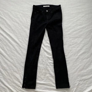 Joe's Jean Girls Skinny Ankle Zip Jeans Black Size 14 - Picture 1 of 7