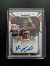 2019 Panini Prizm Draft Picks Romeo Langford Auto Indiana Hoosiers