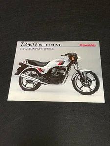 Kawasaki Z250T Belt Drive Sales Brochure. A4 Size. Australian Genuine Item. 224 - Picture 1 of 3