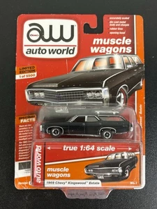 2019 Auto World Premium - Muscle Wagons - 1969 Chevy Kingswood Estate LE - Picture 1 of 3
