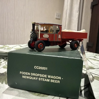 Corgi 1/50 Scale CC20201 - Foden Dropside Wagon Newquay Steam Beer - Red BOXED - Image 1 of 4