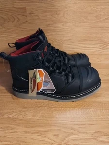 Avenger A7502 Wedge Lace-Up Men's Work Boots Waterproof Carbon Toe 8.5 M New - Picture 1 of 16
