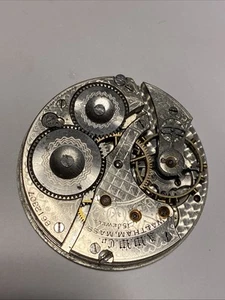 Waltham 620 Movement For Part/ Repair 15 Jewel Mod. 1899 16 Size #8612307 Staff - Picture 1 of 7