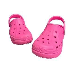 Crocs Baya Platform Hot Pink Clogs Size 8W NWOB - Picture 1 of 11