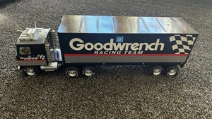 Vintage Nylint pressed steel GMC Cab over semi GM Goodwrench black checkered - Picture 1 of 11