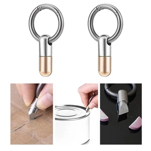 Mini Pill Capsule Micro Cutting Tool Keychain Unboxing Slicing Peeling Carving - Picture 1 of 15