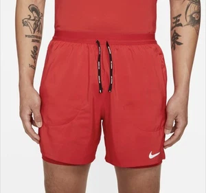 Short de course doublure Nike Flex Stride 7" 2 en 1 rouge blanc taille L CJ5459-657 - Photo 1/4