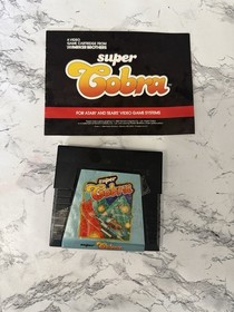 Super Cobra Atari 5200, 1983 Authentic Cartridge and Manual