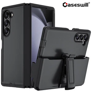 For Samsung Galaxy Z Fold 7 6 5G Case Belt Clip Holster Shockproof Armor Cover - Picture 1 of 16