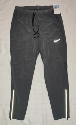 NIKE PHENOM DRI FIT WOVEN RUNNING PANTS DQ4745-084 SMOKE GREY MENS SIZE MEDIUM - Image 1 of 4
