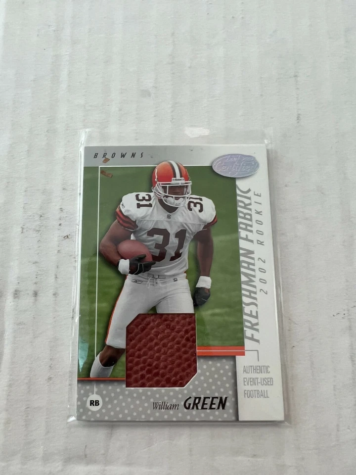 William Green 2002 Certified Rookie Relic Card #113 Serial #046/800 - Image 1 of 1