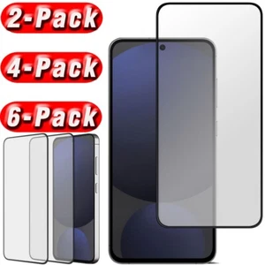 For Samsung Galaxy S24 FE 5G Clear Glossy Tempered Flim Glass Screen Protector - Picture 1 of 15