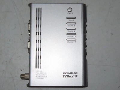 AVerMedia TVBox 9 P-Scan 3-D-MAD Multi-Channel Preview PIP Video VGA *NOT TESTED - Image 1 of 4