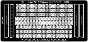 Modelli Ensign bianchi 1/200 gradini e modelli di perforazione scala generici fotoincisione... - Foto 1 di 1