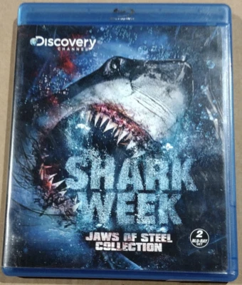Discovery Channel: Shark Week- Jaws of Steel Collection Blu ray 2 Disc Set 2010 - Image 1 of 2