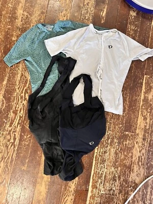 Pearl Izumi L Pro Bibs & M Jerseys - Image 1 of 4
