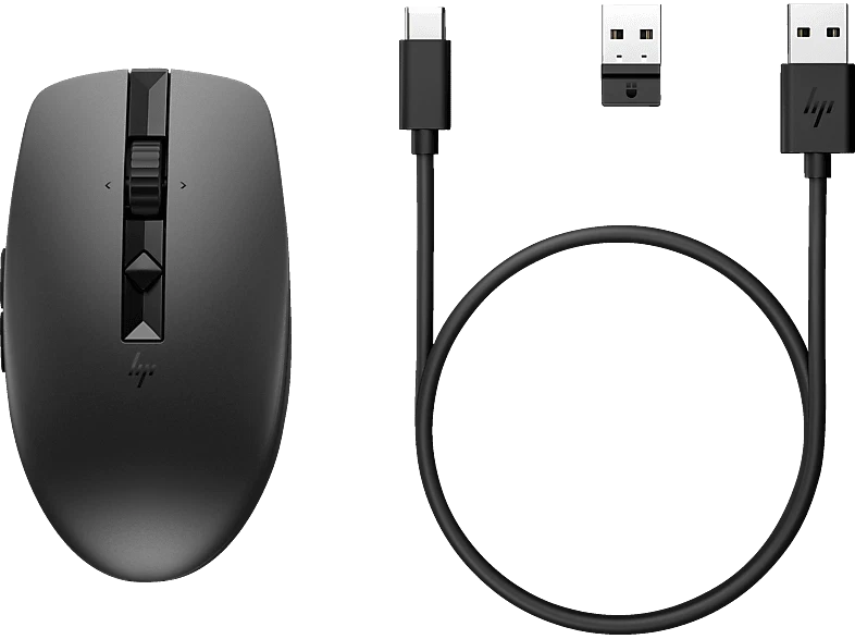 HP 710 Wiederaufladbare geräuschlose Maus, Schwarz - Bild 1 von 1