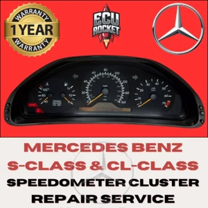 Mercedes Benz CL-class S-class Speedometer Instrument Cluster Repair Service - Picture 1 of 4