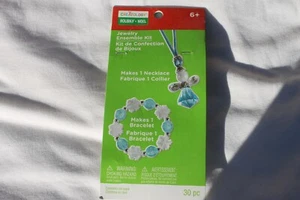 Kit artesanal de cuentas de joyería de ángeles y copos de nieve hace 1 collar, pulsera nuevo - Imagen 1 de 2