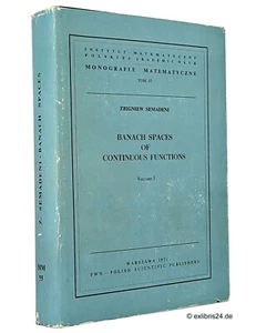 Zbigniew Semadeni: Banach Spaces of Continuous Functions, Volume 1 | PWN (1971) - Imagen 1 de 2