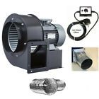 Radial fan regulator + flanges + flex pipe air extraction centrifugal blower